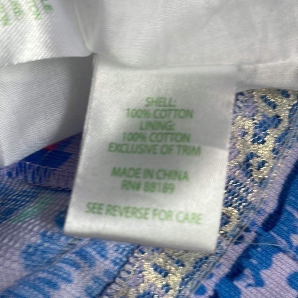 Lilly Pulitzer dress sundress light lilac size 2 animal themed - Picture 12 of 12